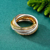 Three Loops Diamond Ring