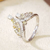 Crown Fancy Color Diamond Ring