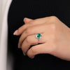 1ct Muzo Emerald Diamond Ring