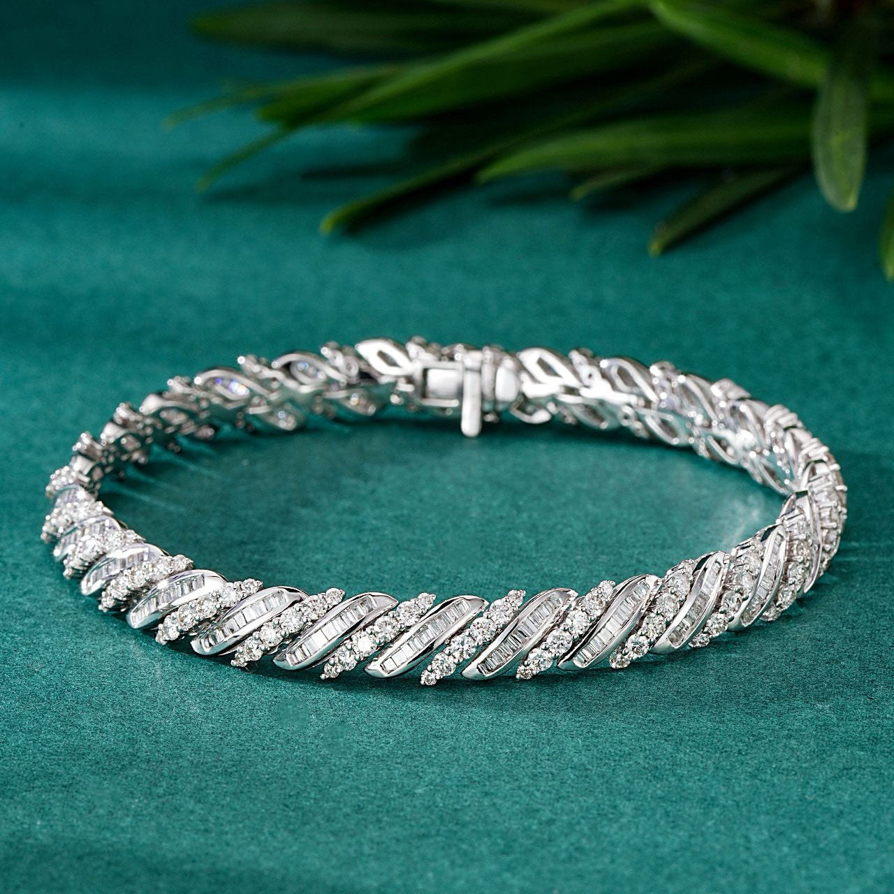 Equal Baguette Diamond Bracelet