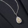 Water Drop Shape Diamond Pendant