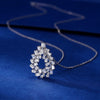 Olive Branch Baguette Diamond Pendant