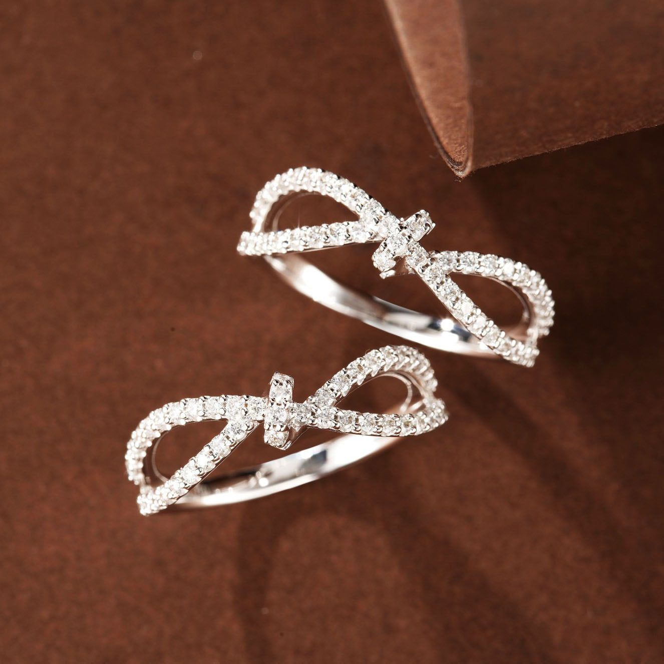 Knot Diamond Ring