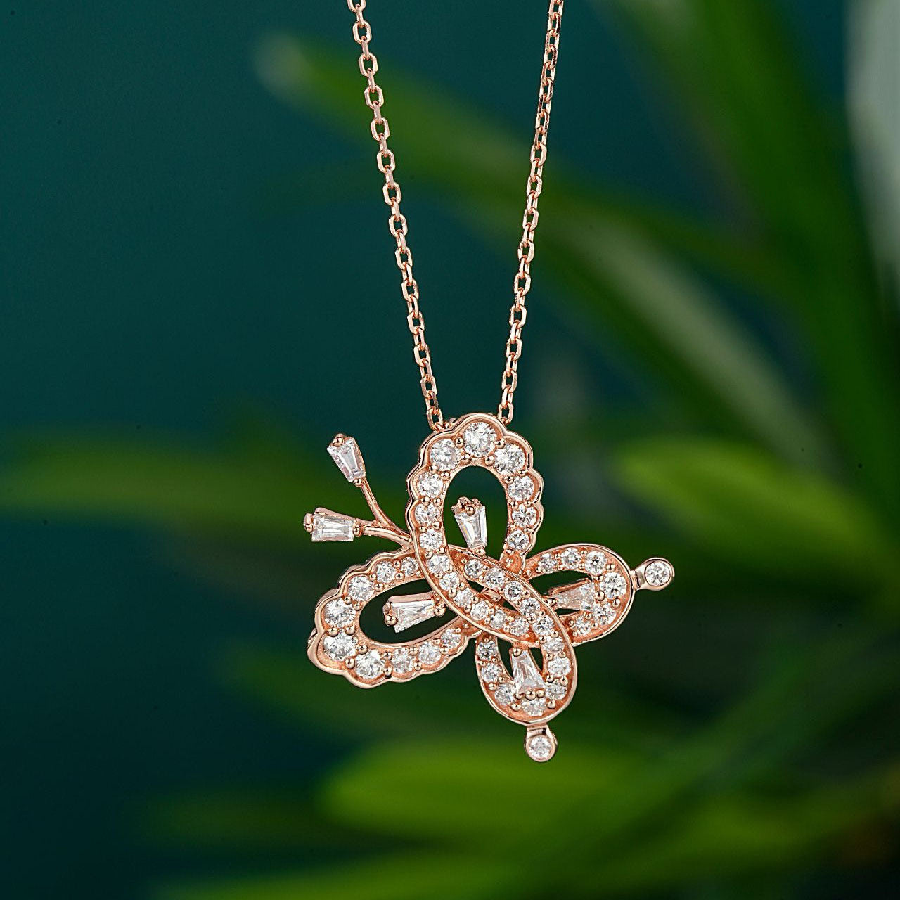 Butterfly Diamond Pendant