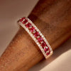 Ruby and Diamond Eternity Ring