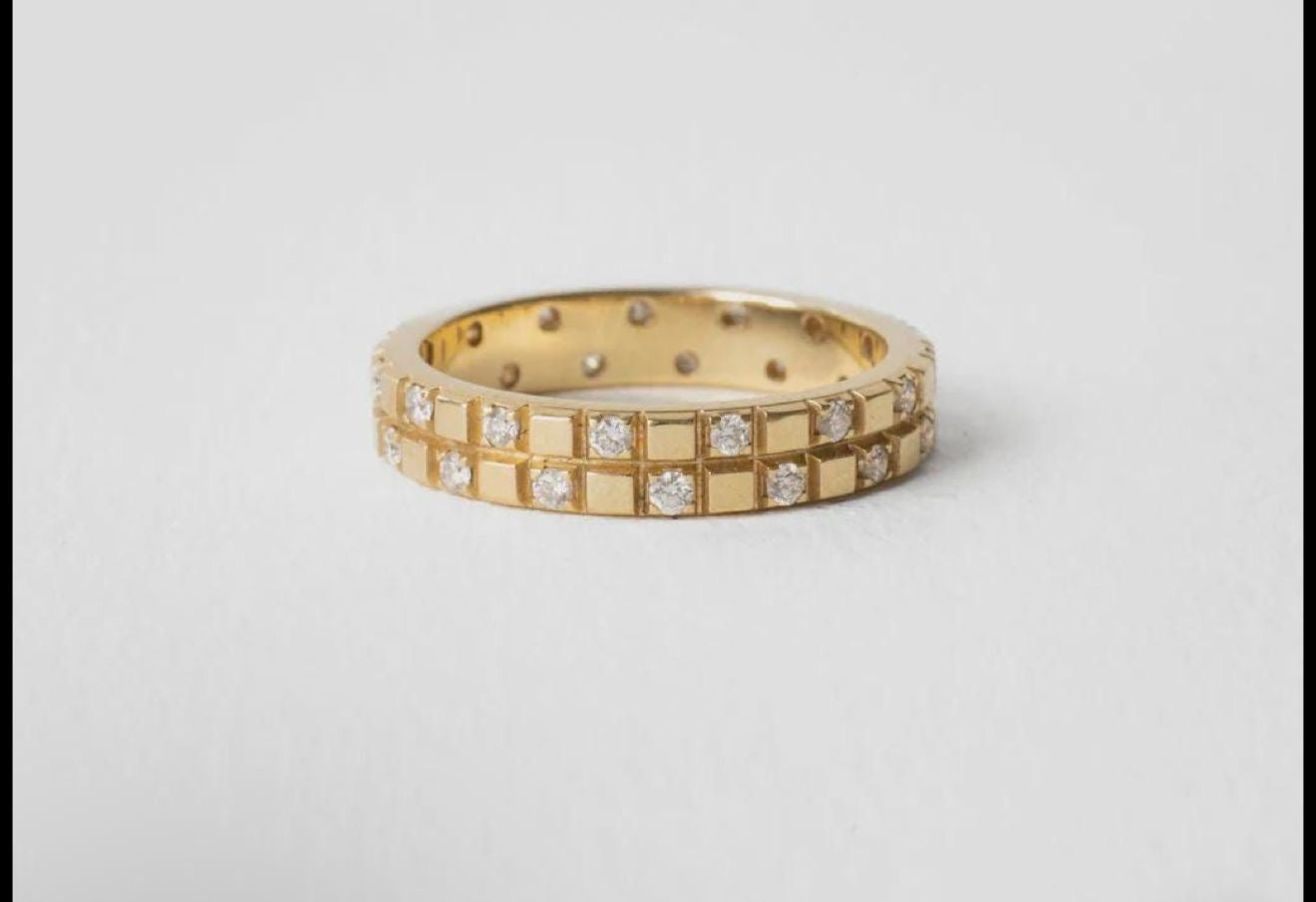 14k Half Eternity Ring