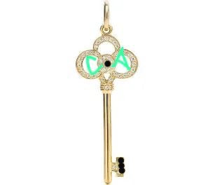 key Diamond Pendant