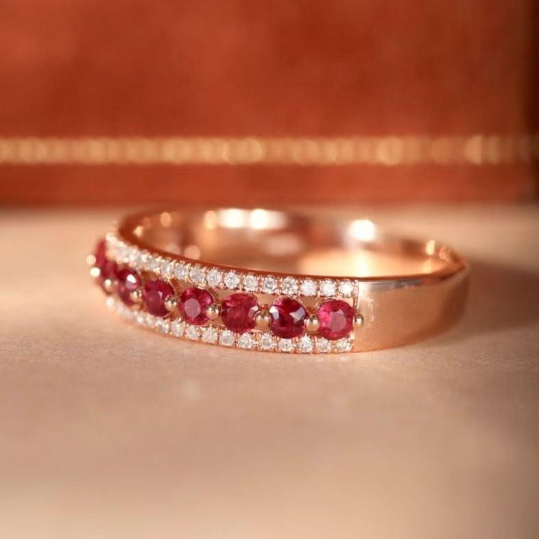 Ruby and Diamond Eternity Ring