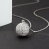 Full Diamond Ball Pendant