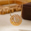 Fancy Color Dewdrop Diamond Pendant