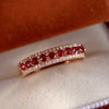 Ruby and Diamond Eternity Ring