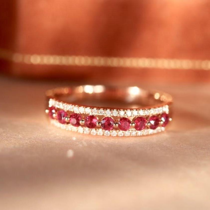 Ruby and Diamond Eternity Ring