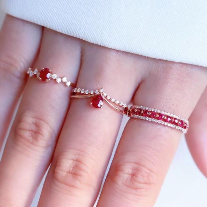 Ruby and Diamond Eternity Ring