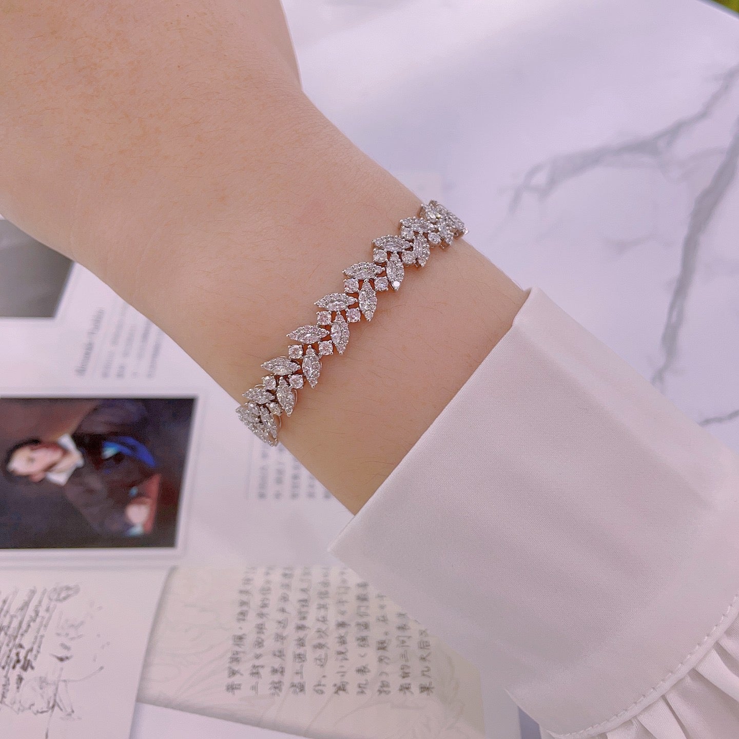 Marquise Diamond Bracelet