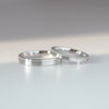 Satin Finish Pair Rings