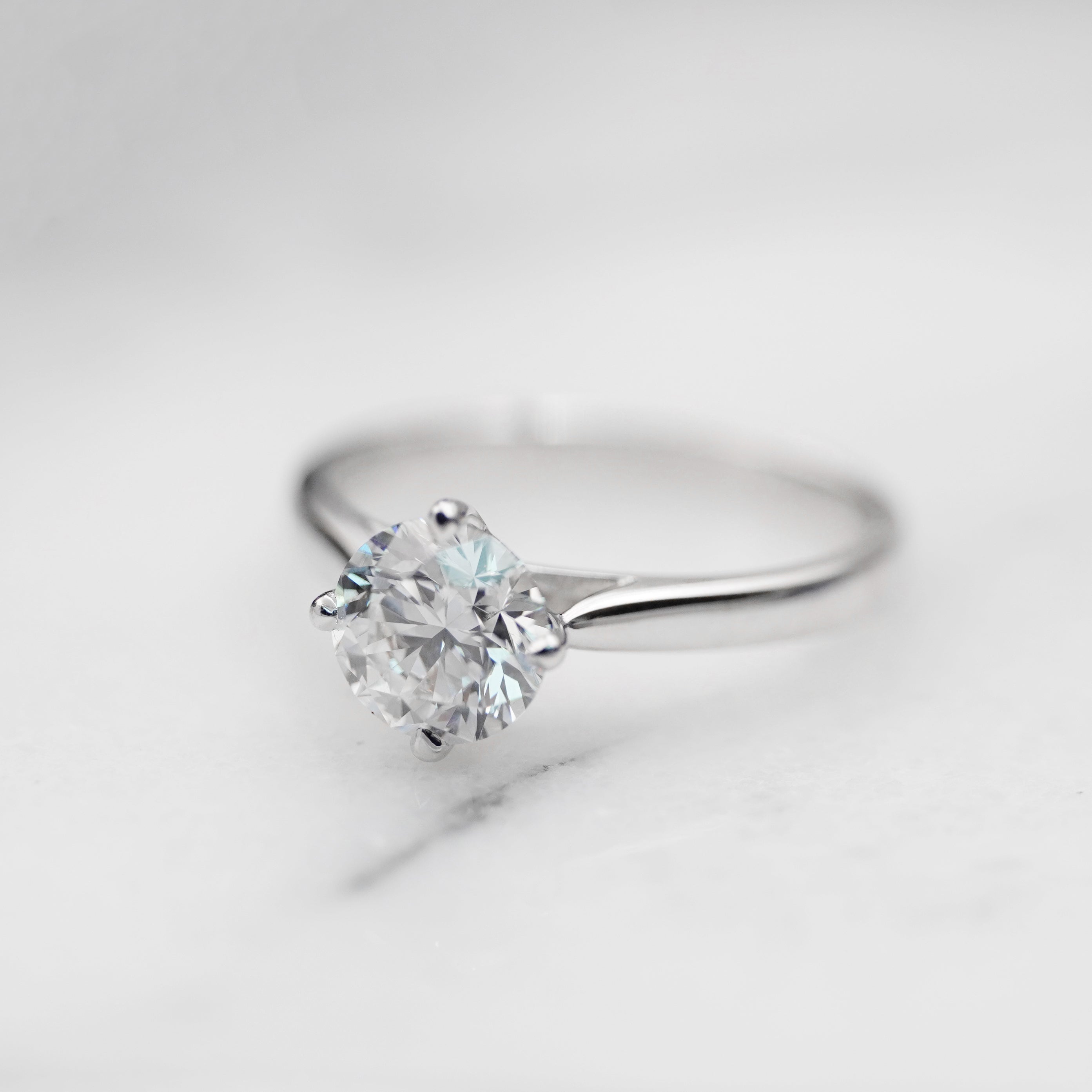 Four Prongs Solitaire Diamond Ring Setting