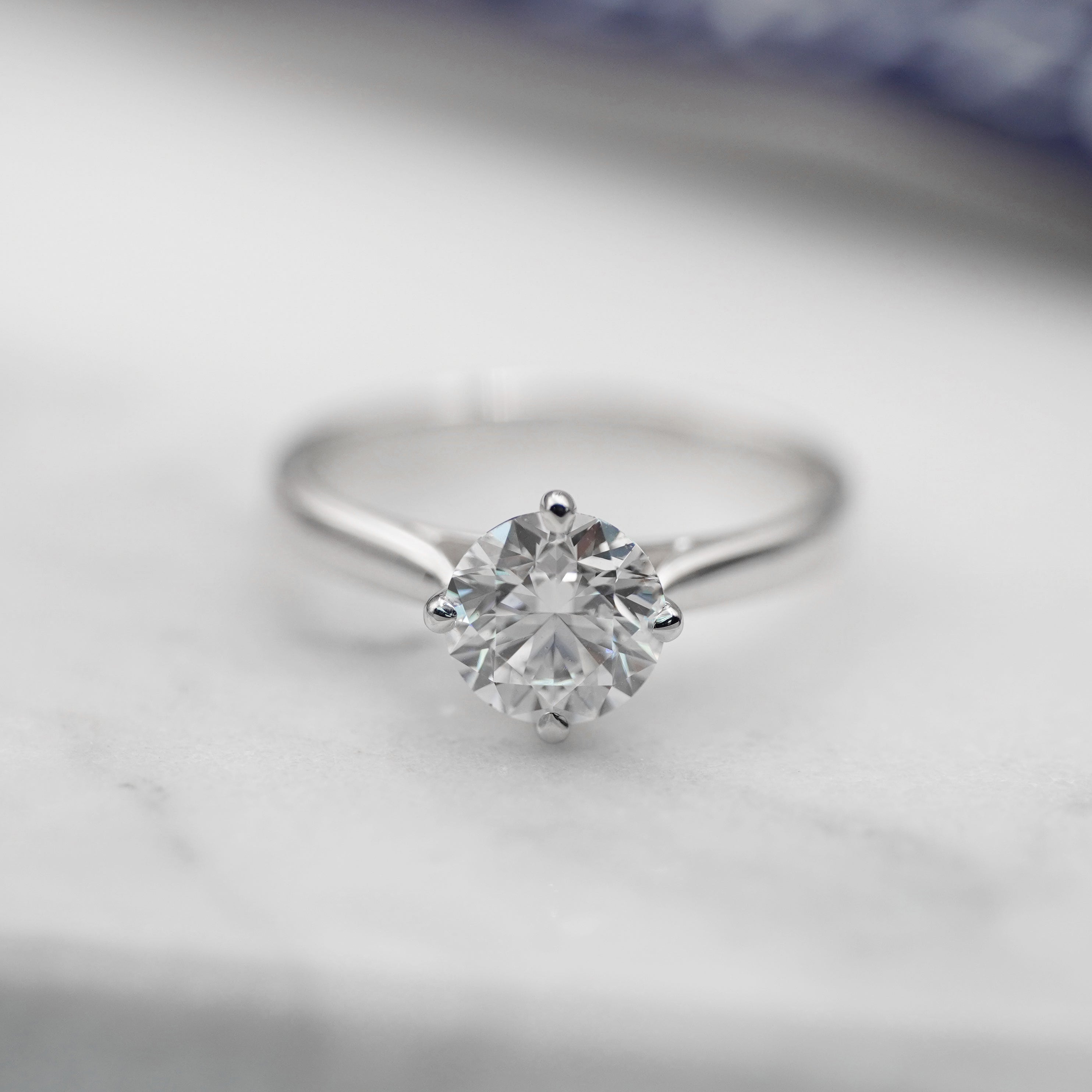 Four Prongs Solitaire Diamond Ring Setting