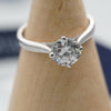 Four Prongs Solitaire Diamond Ring Setting