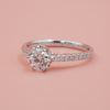 Hidden Heart Pave Diamond Ring Setting