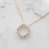 Circle Diamond Necklace