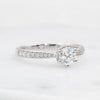 Six Prings Cathedal Pave Diamoind Ring Setting