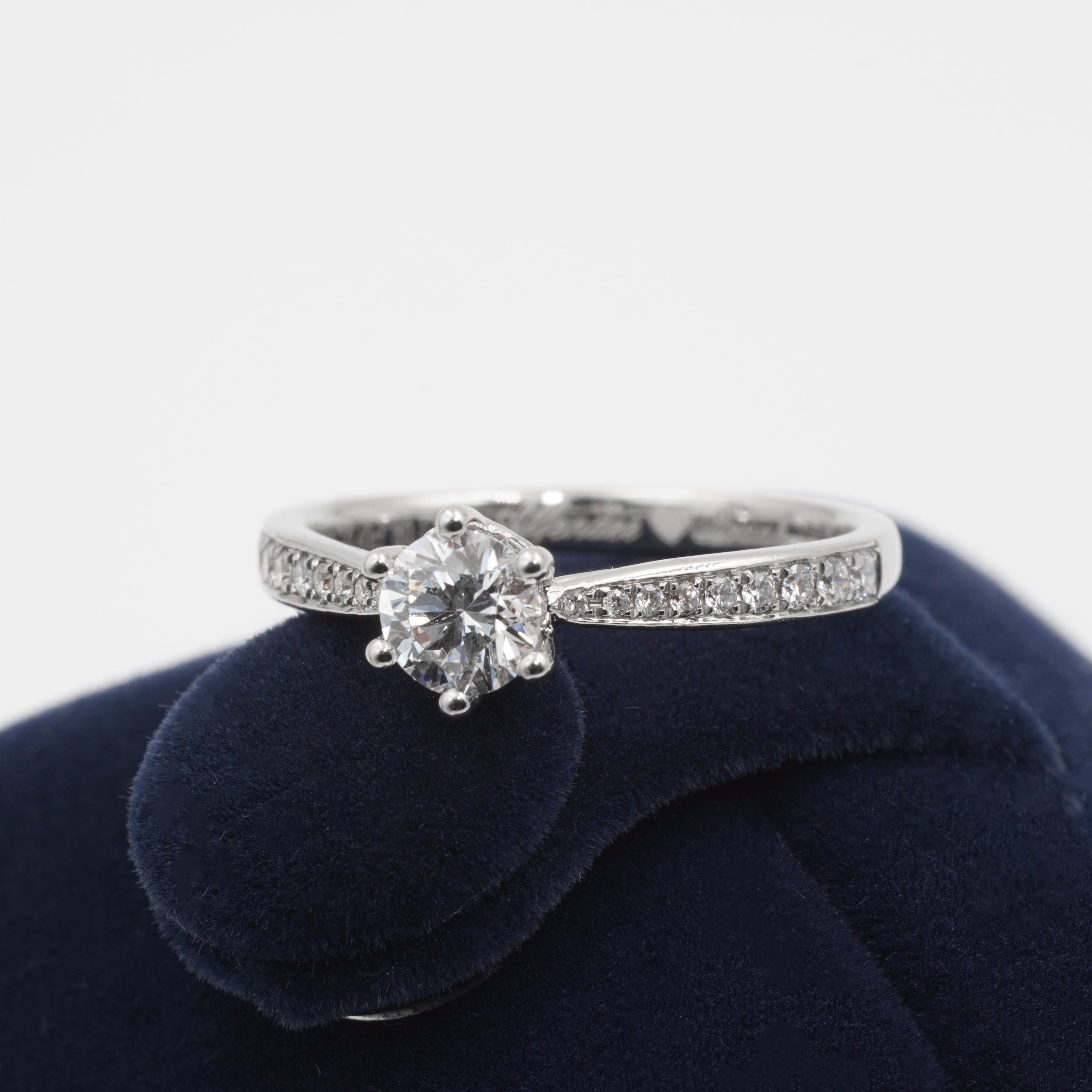 Six Prings Cathedal Pave Diamoind Ring Setting