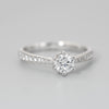 Six Prings Cathedal Pave Diamoind Ring Setting