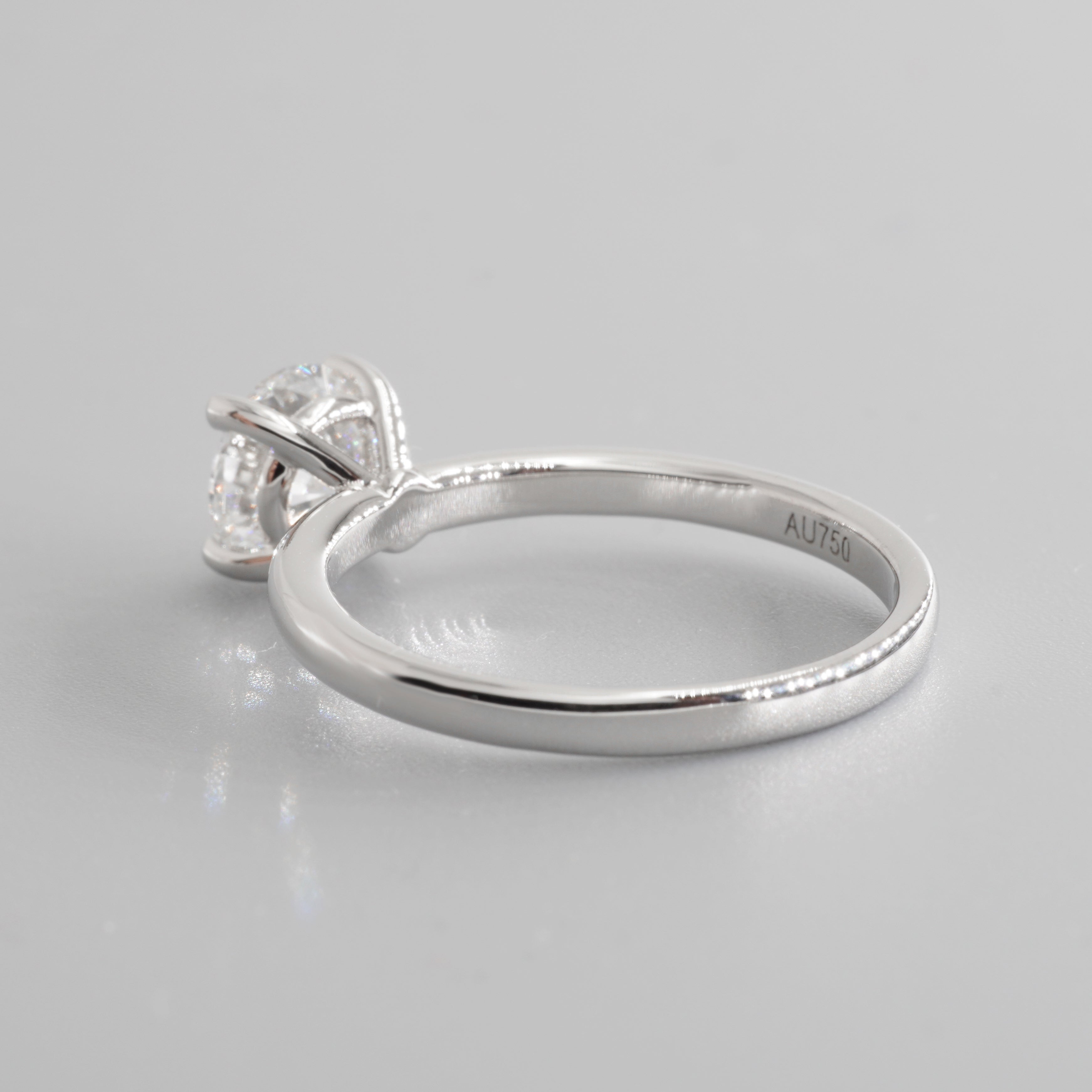 1CT Four Prongs Solitaire Ring Setting