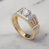 Color Separation 0.8CT Diamond Ring