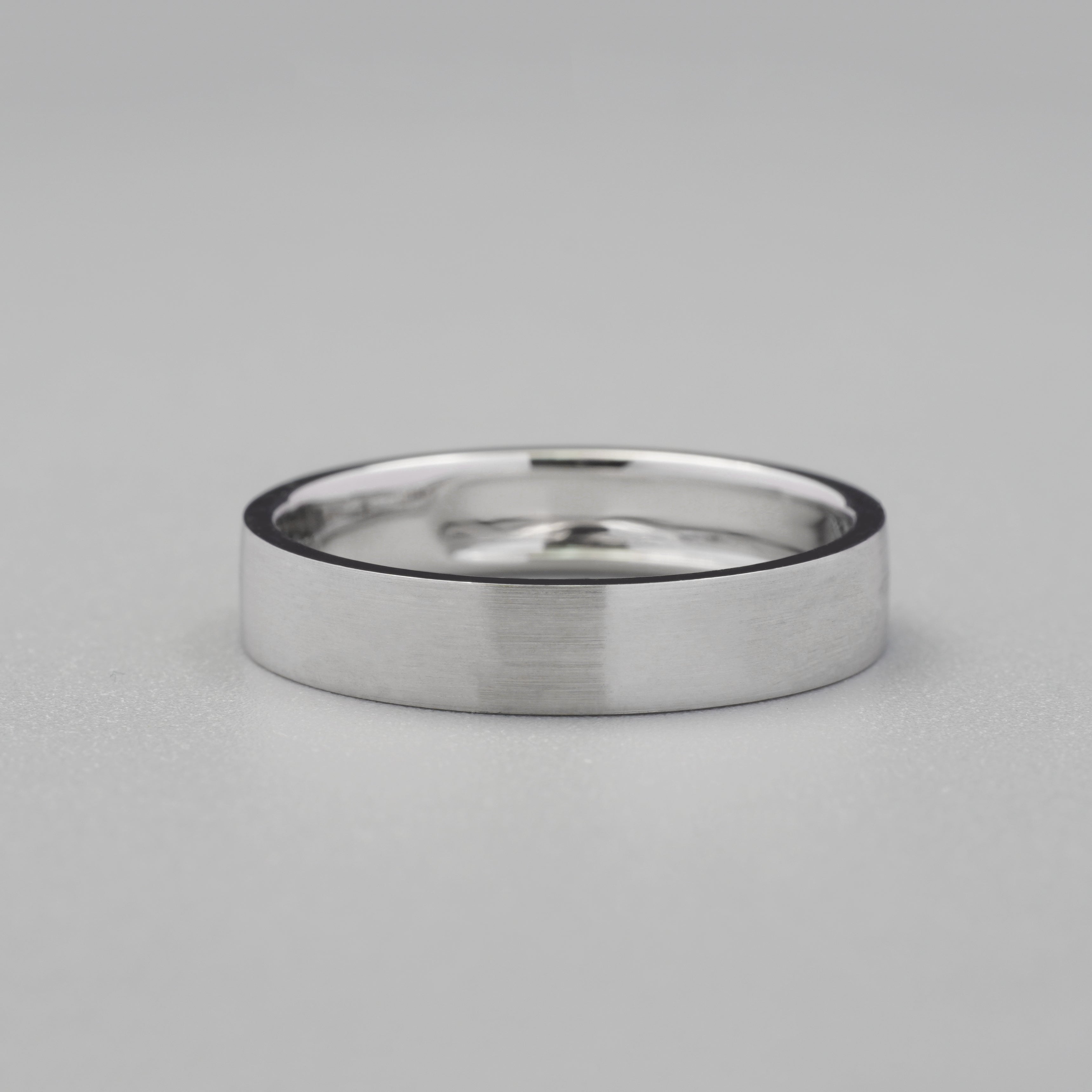 4.5MM Satin Finish Mens Ring