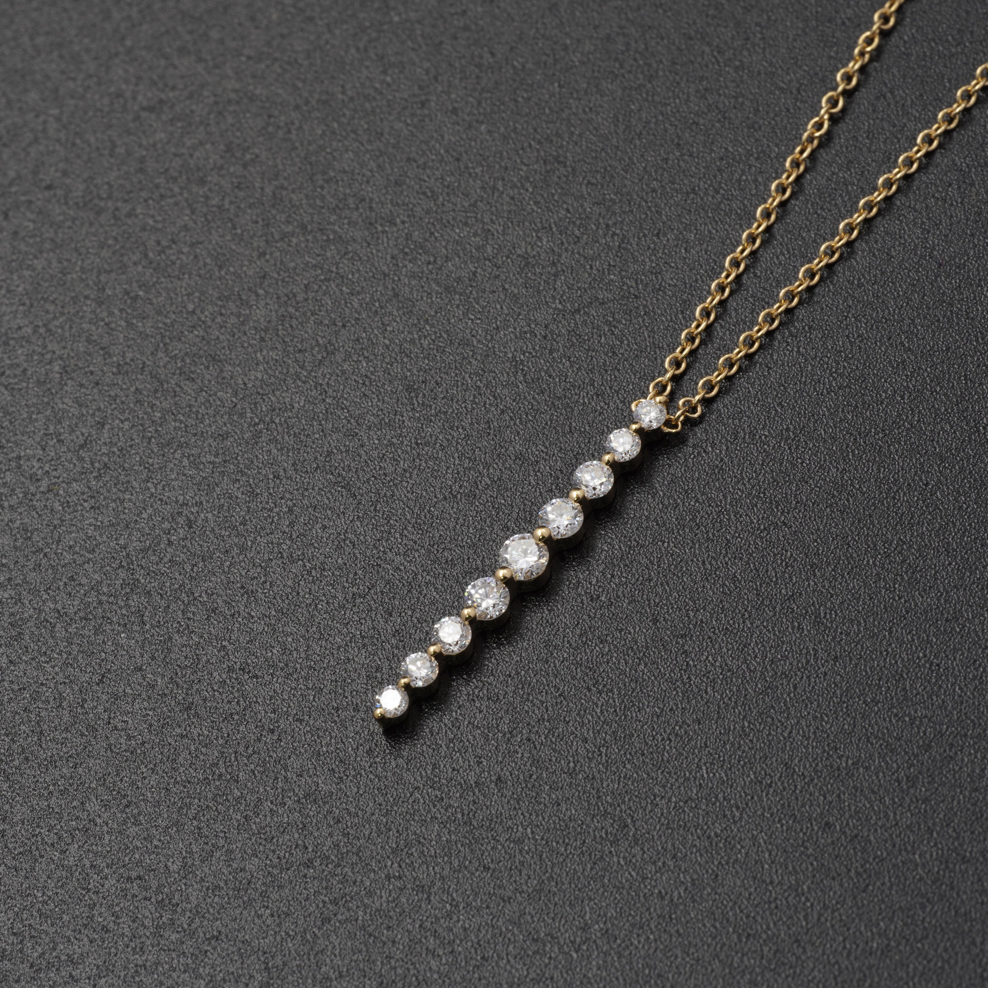 Straight Diamond Necklace