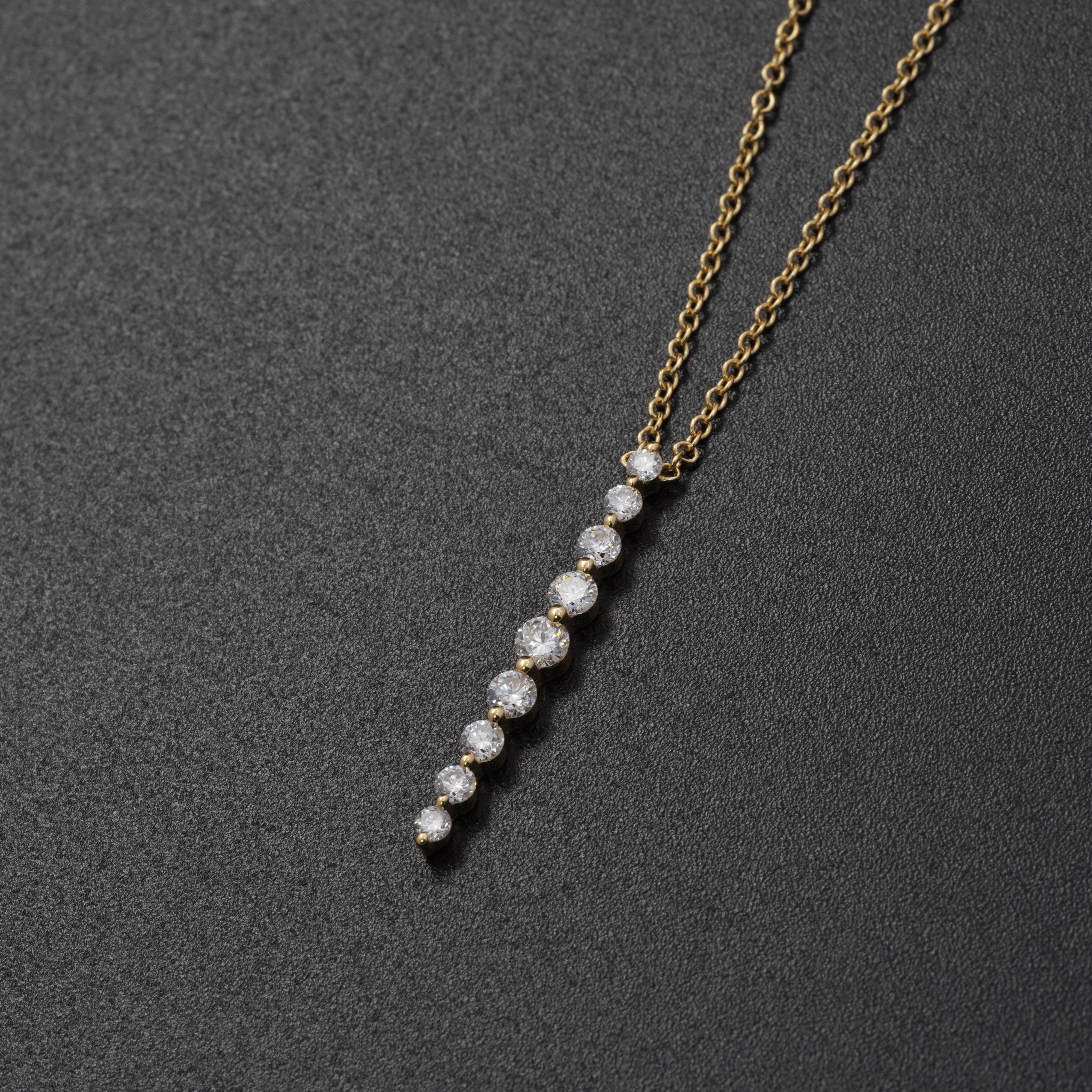 Straight Diamond Necklace