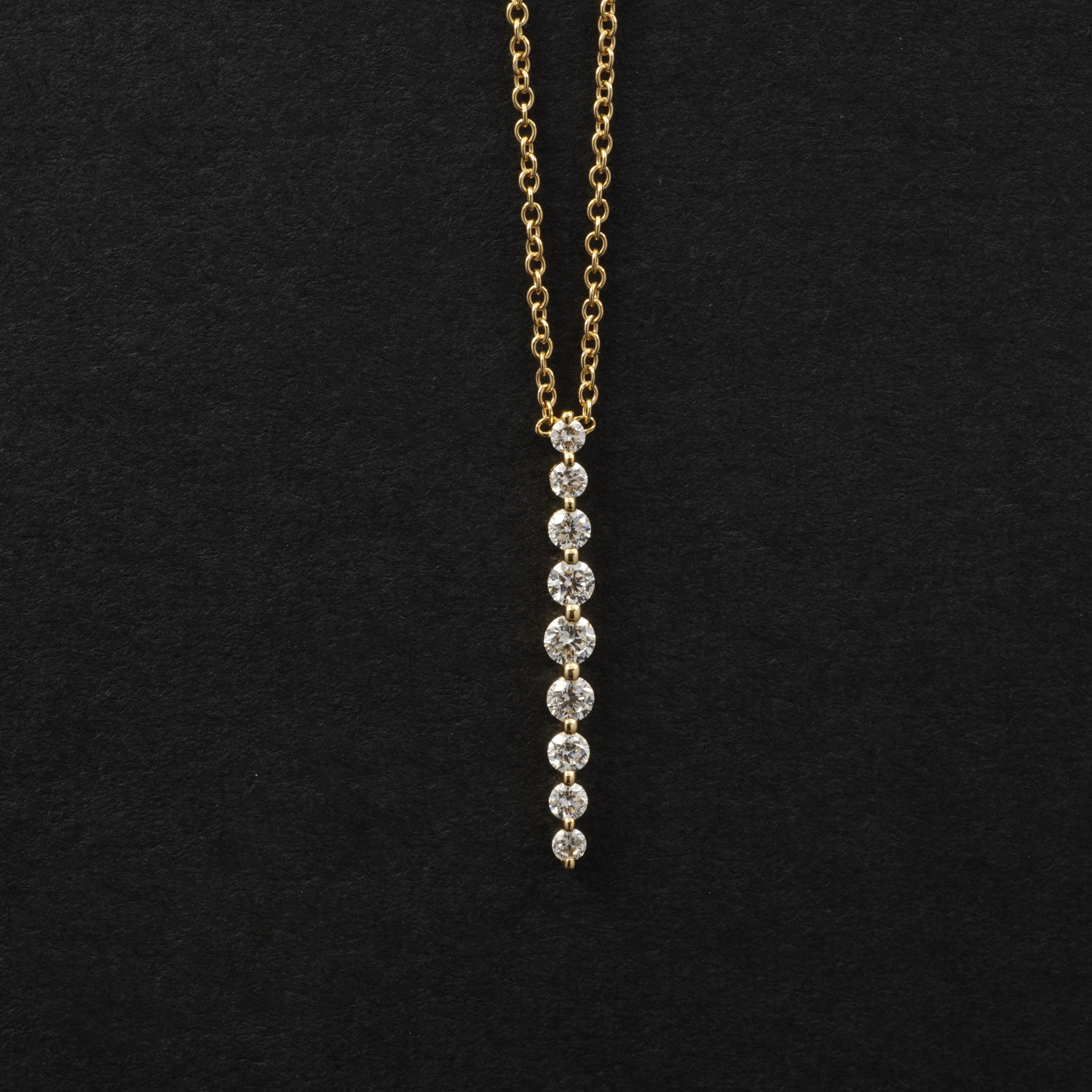 Straight Diamond Necklace