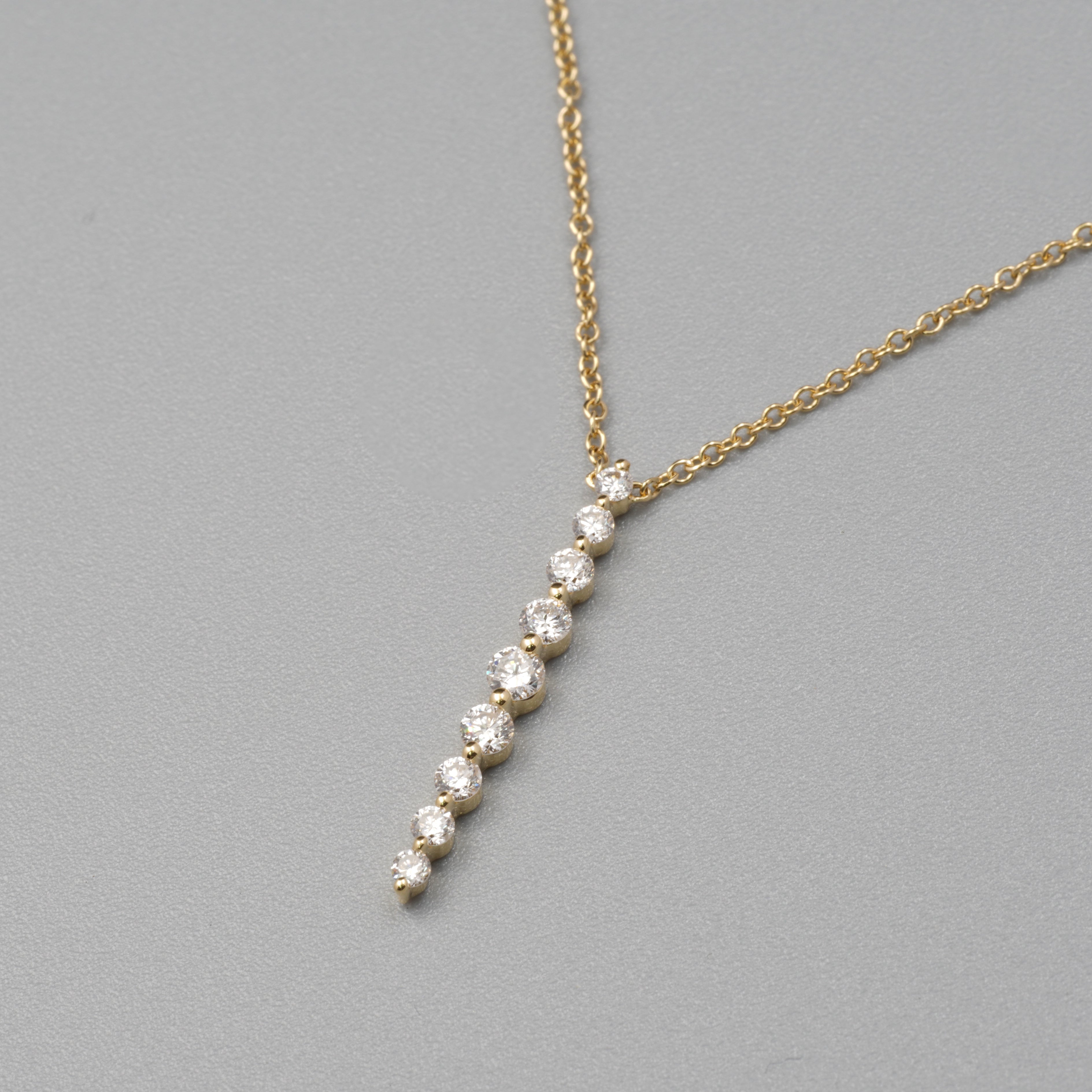 Straight Diamond Necklace