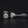 0.30CT Each Diamond Six Prongs Earrings Stud