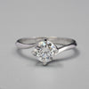 Twisted Diamond Ring Setting