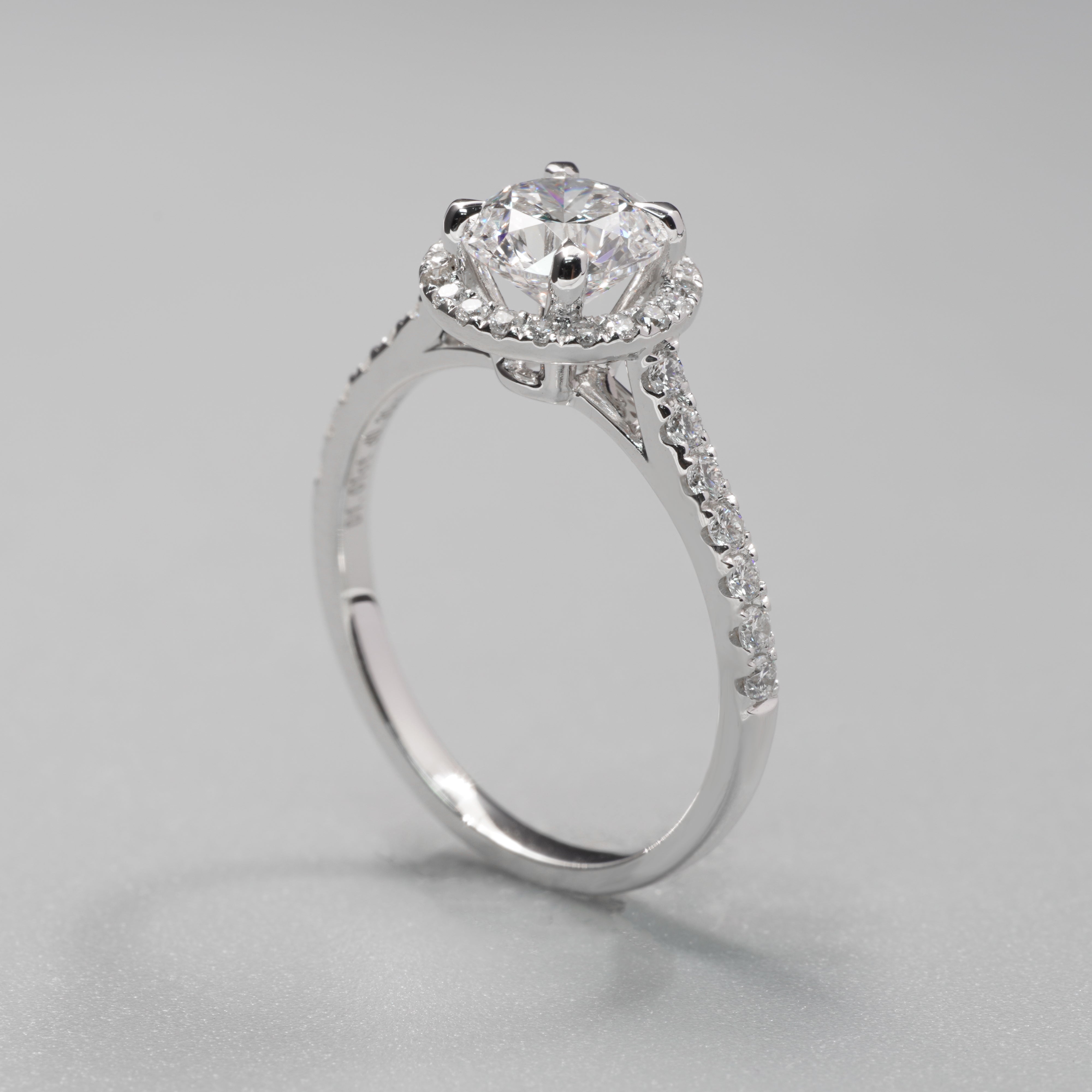 Halo Diamond Ring Setting