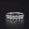 0.72CT Oval Shape Diamond Eternity Ring