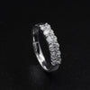 0.72CT Oval Shape Diamond Eternity Ring