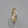 3MM Twist Plain Gold Ring