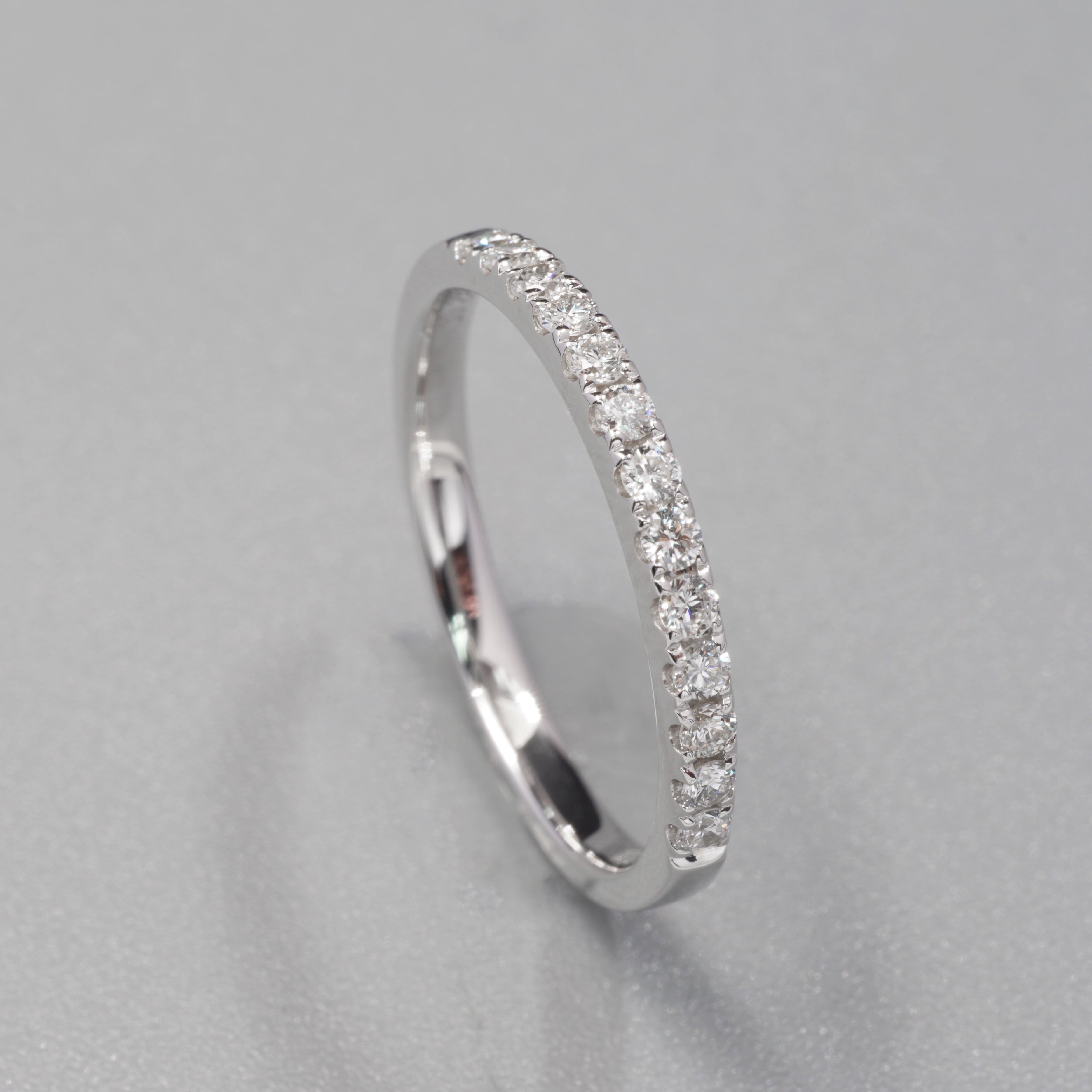 0.22CT Diamond Half Eternity Ring