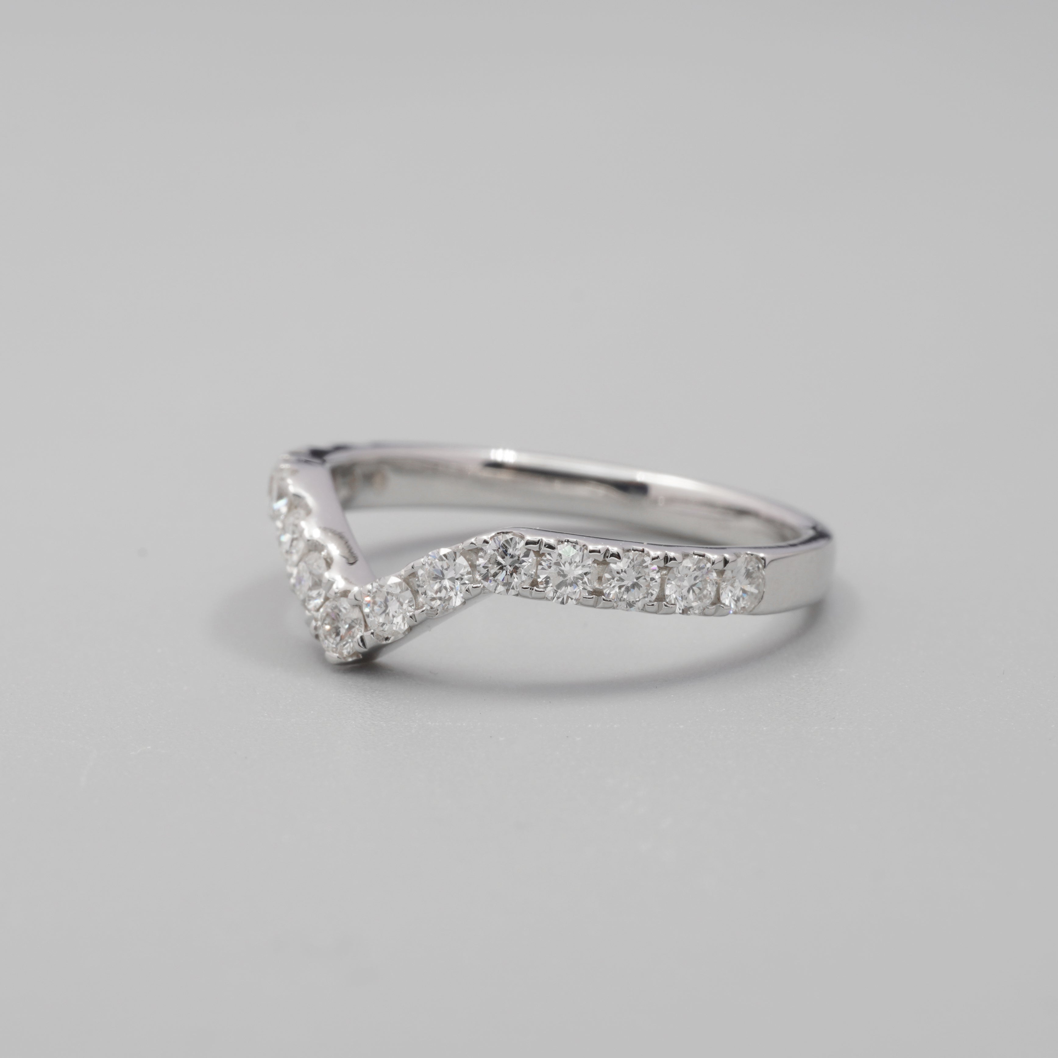 0.42ct V Shape Eternity Ring