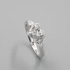 0.5ct Heart Shape Plus Pear Ring