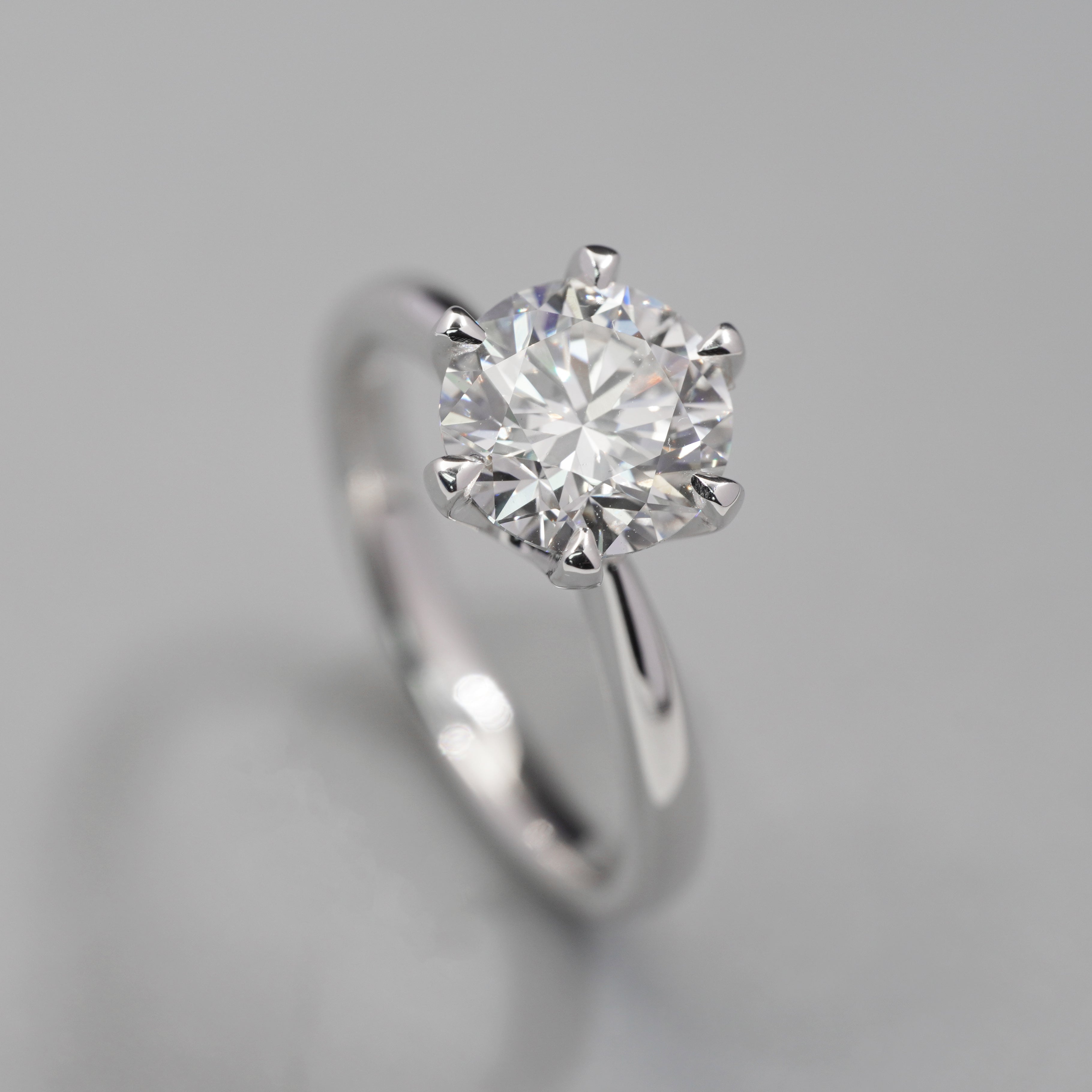 Six Prongs Solitaire Ring Setting