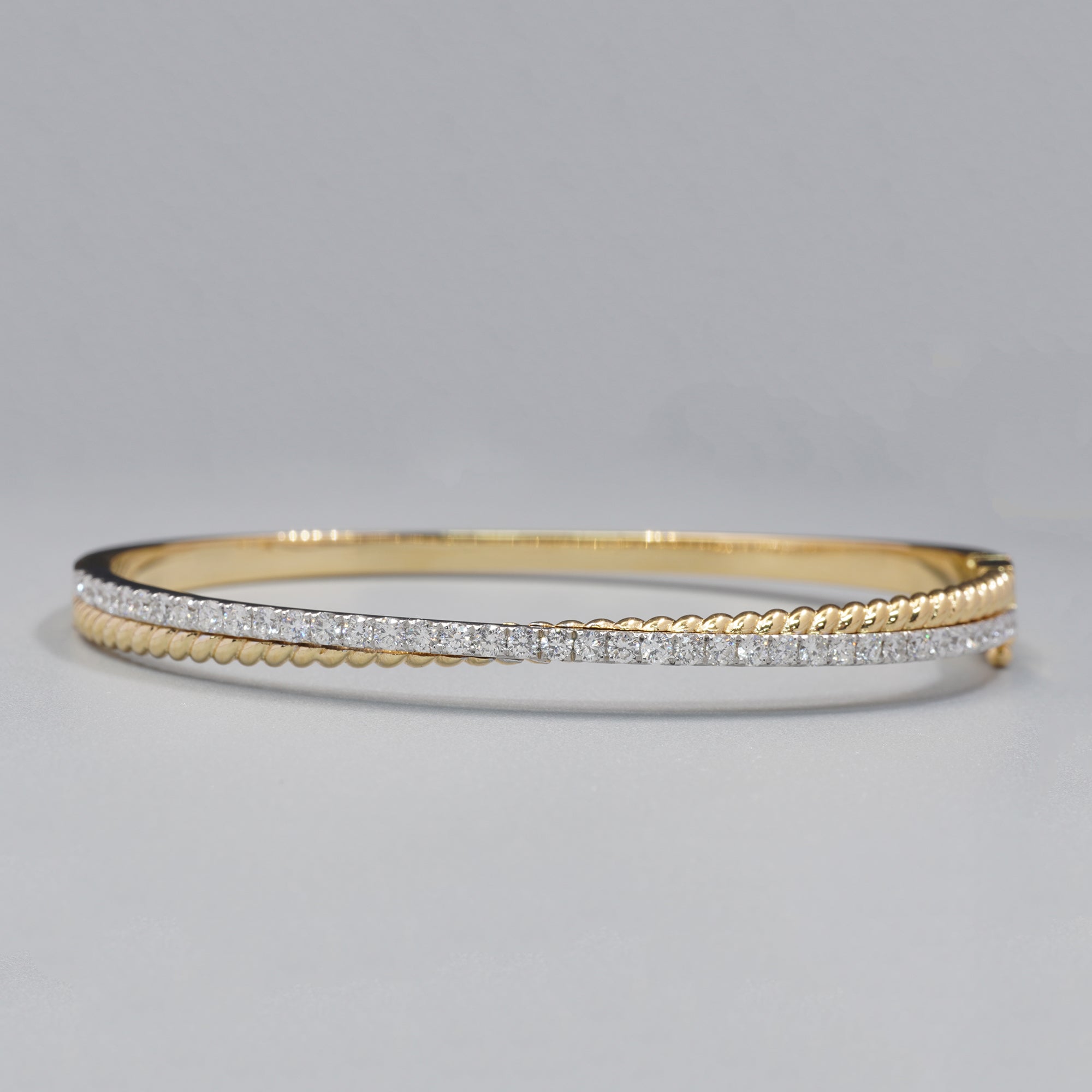 Cross Diamond Bangle