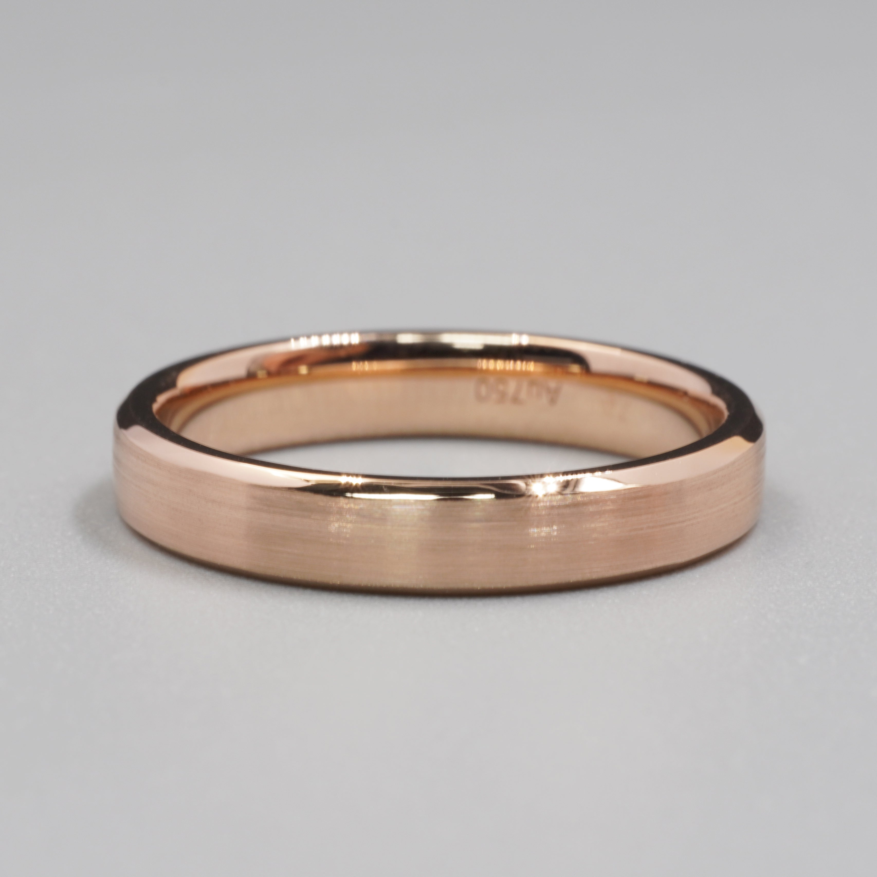 4MM Satin Finish Mens Ring