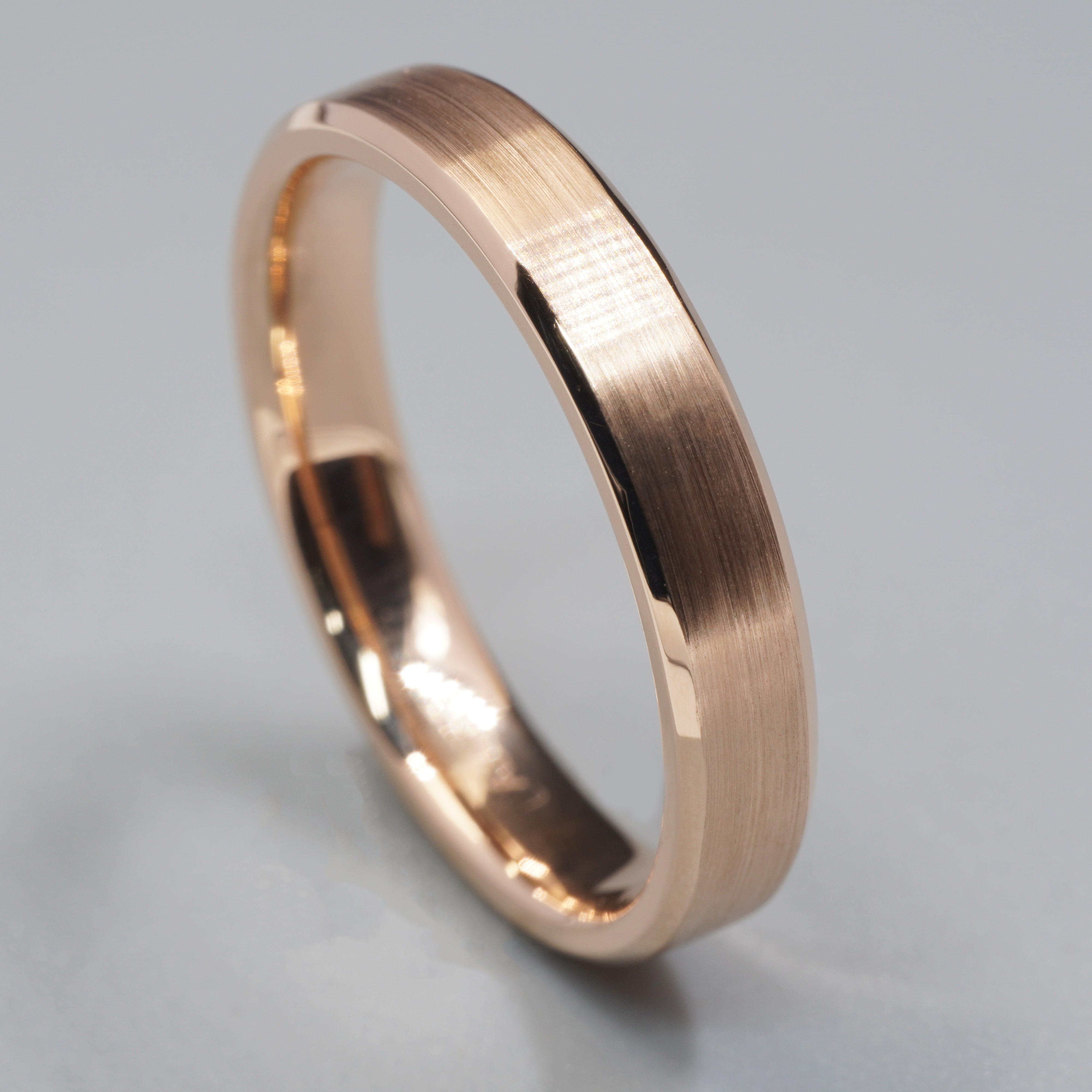 4MM Satin Finish Mens Ring