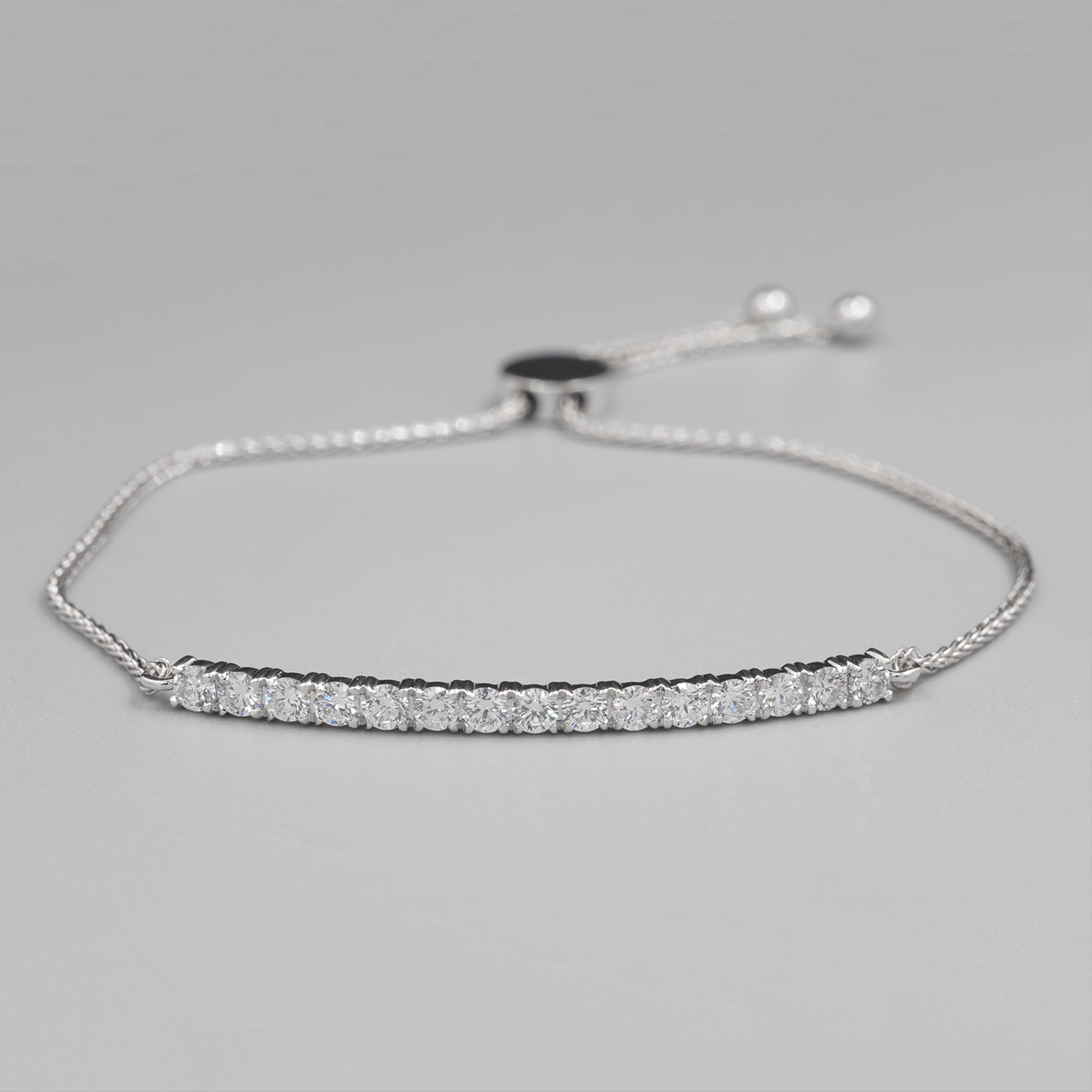 0.75CT Adjustable Diamond Bracelet