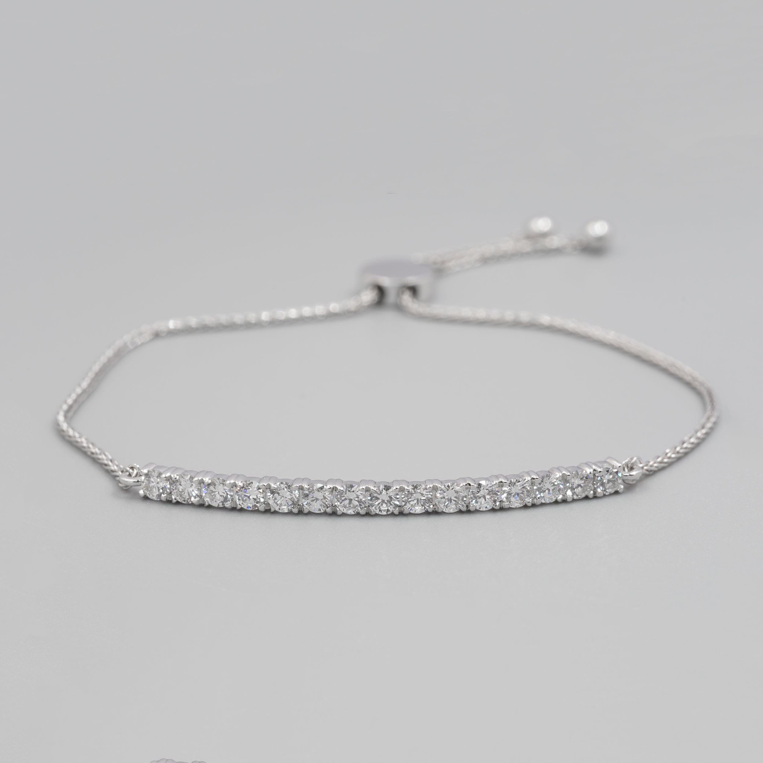 0.75CT Adjustable Diamond Bracelet