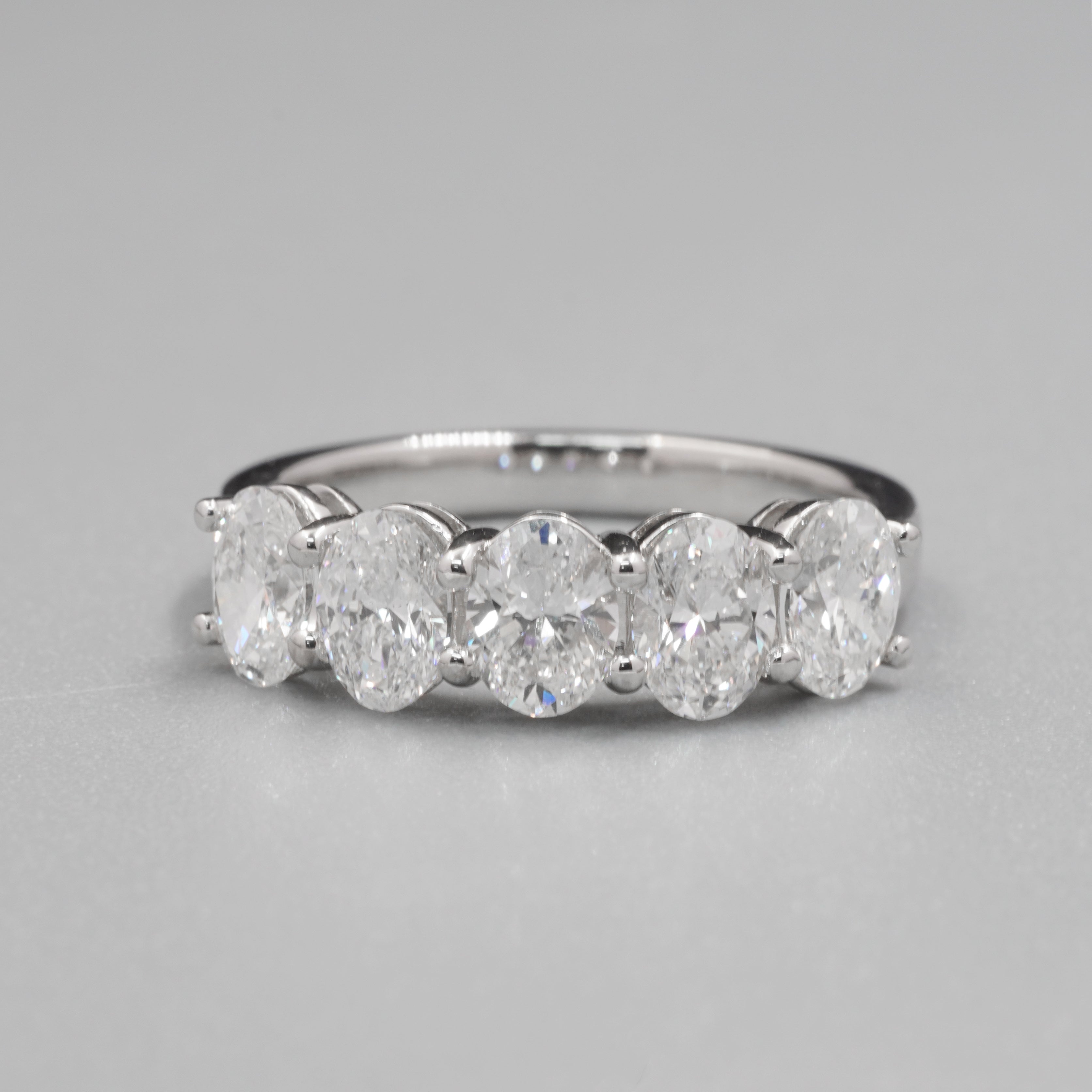 1.50CT Oval Shape Diamond Eternity Ring